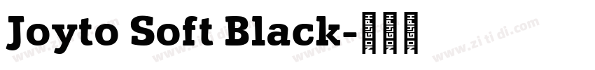 Joyto Soft Black字体转换